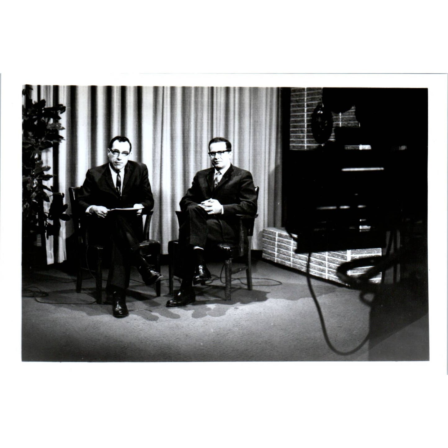 Dr. Bernard Fall Interview KELO TV 1966 Original Photo 5x7 TK1-P4
