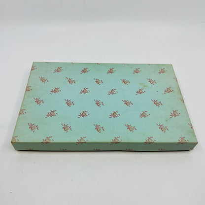 Vintage Blue and Pink Gift Box 7 x 11 x 1 TD7