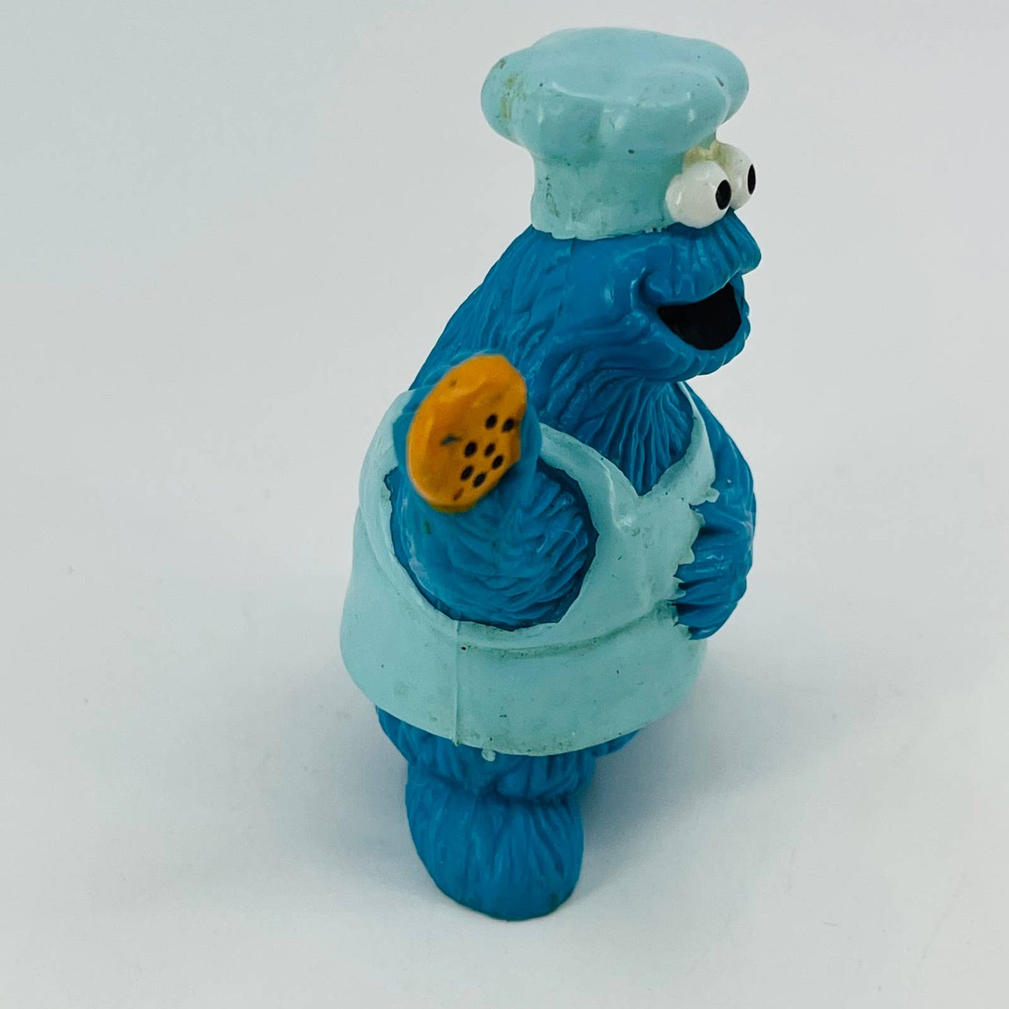 Muppets COOKIE MONSTER CHEF BAKER FIGURE TARA TOY SESAME STREET 3” SC4