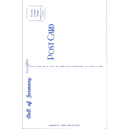 Doll of Germany - Dolls of Many Lands Series Original Postcard PB4