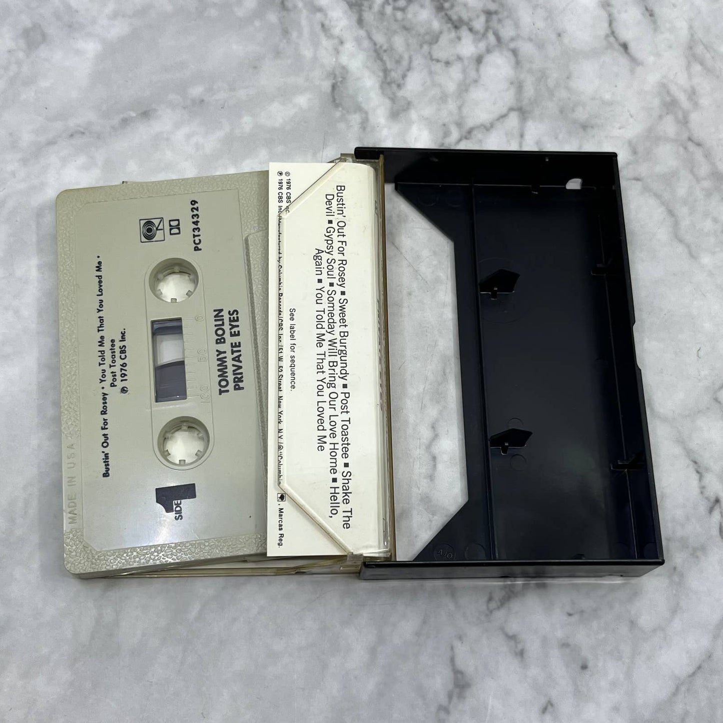 Tommy Bolin Private Eyes (Album, 1976) Audio Cassette Tape TF6-26