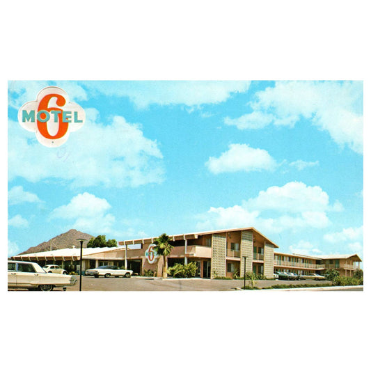 Vintage Postcard - Motel 6 of Scottsdale Arizona 1971 AD9