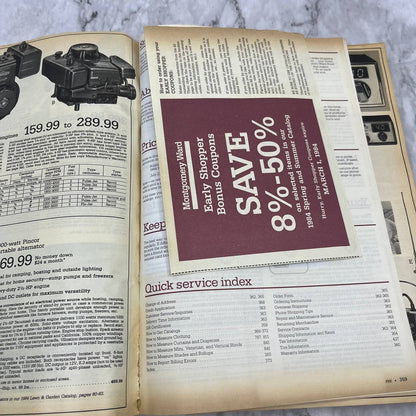 Montgomery Ward 1984 Spring & Summer Catalog Kansas City MO Original S3