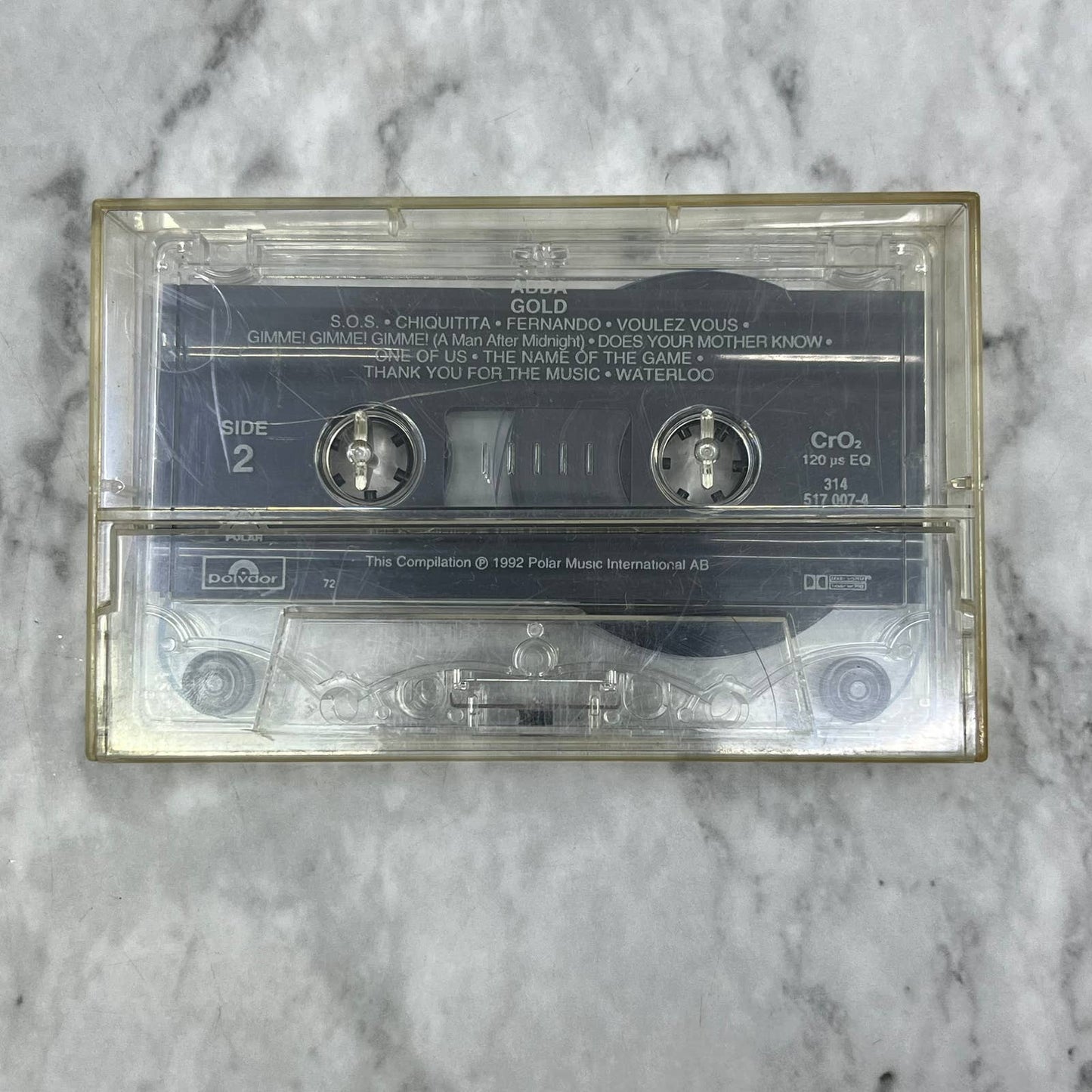 ABBA - Gold Cassette Tape No Jacket TJ6-76