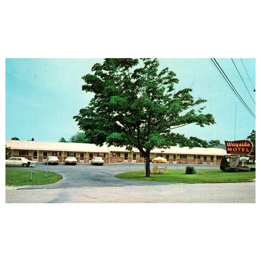 Vintage Postcard - Wayside Motel St. Ignace Michigan Charles Gustafson TJ7-1