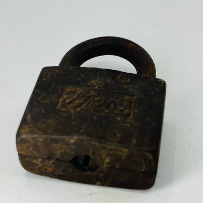 Vintage Giant Case Hard Lock Padlock No Key SA8