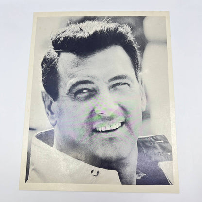 Vintage Rock Hudson Head Shot Portrait Black & White 8x10 AB4-19