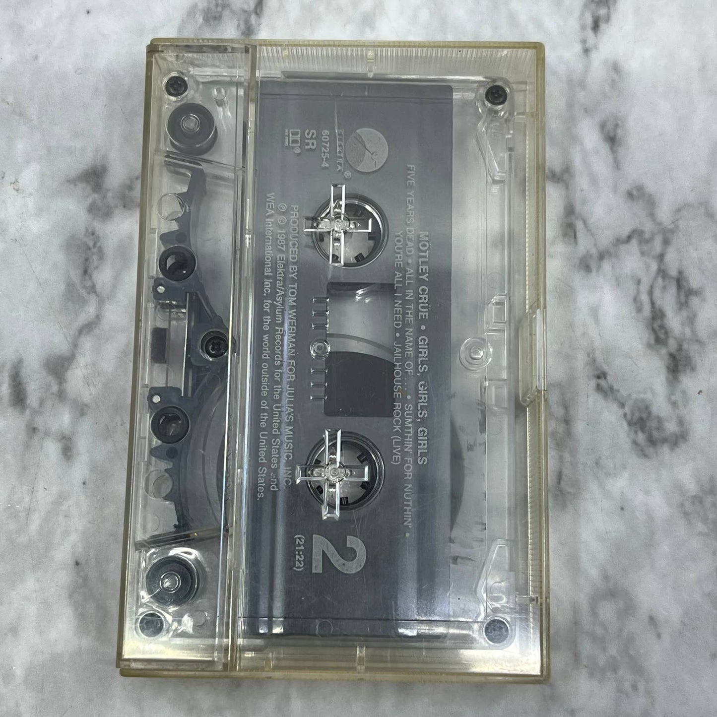 Motley Crue Girls,Girls,Girls - No Jacket Cassette Tape TJ6-85