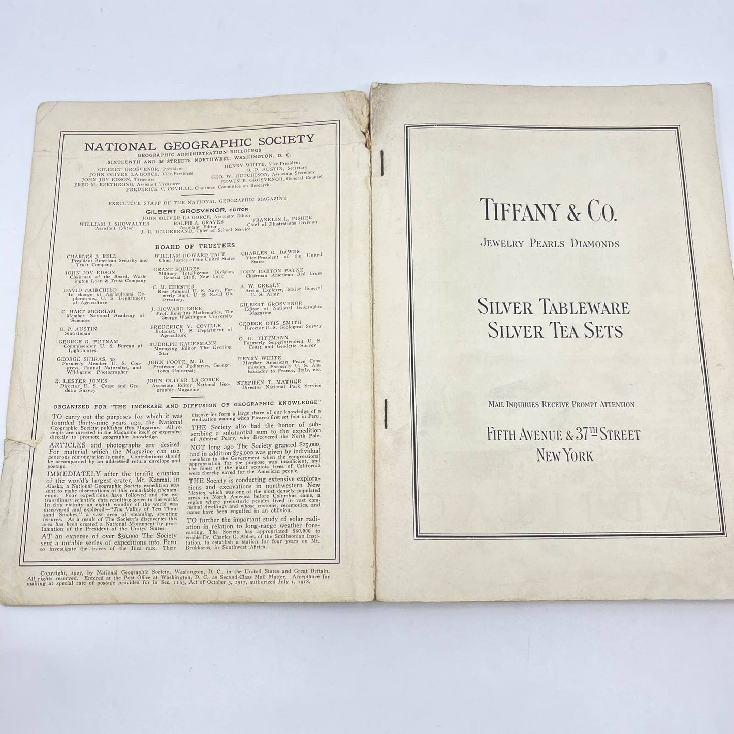 National Geographic February 1927 Maryland Aymara Peruvian Bolivian Andes TF5
