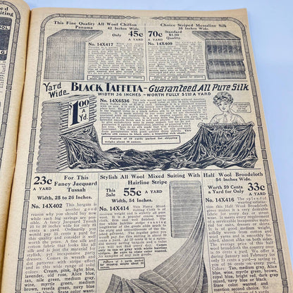 RARE Sears 1913 Jan/Feb White Goods Sale Catalog Sears Roebuck TF7