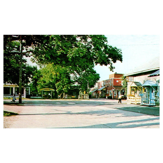 Vintage Postcard - Squires Street Square at Rockford Grand Rapids Michigan TJ6-1