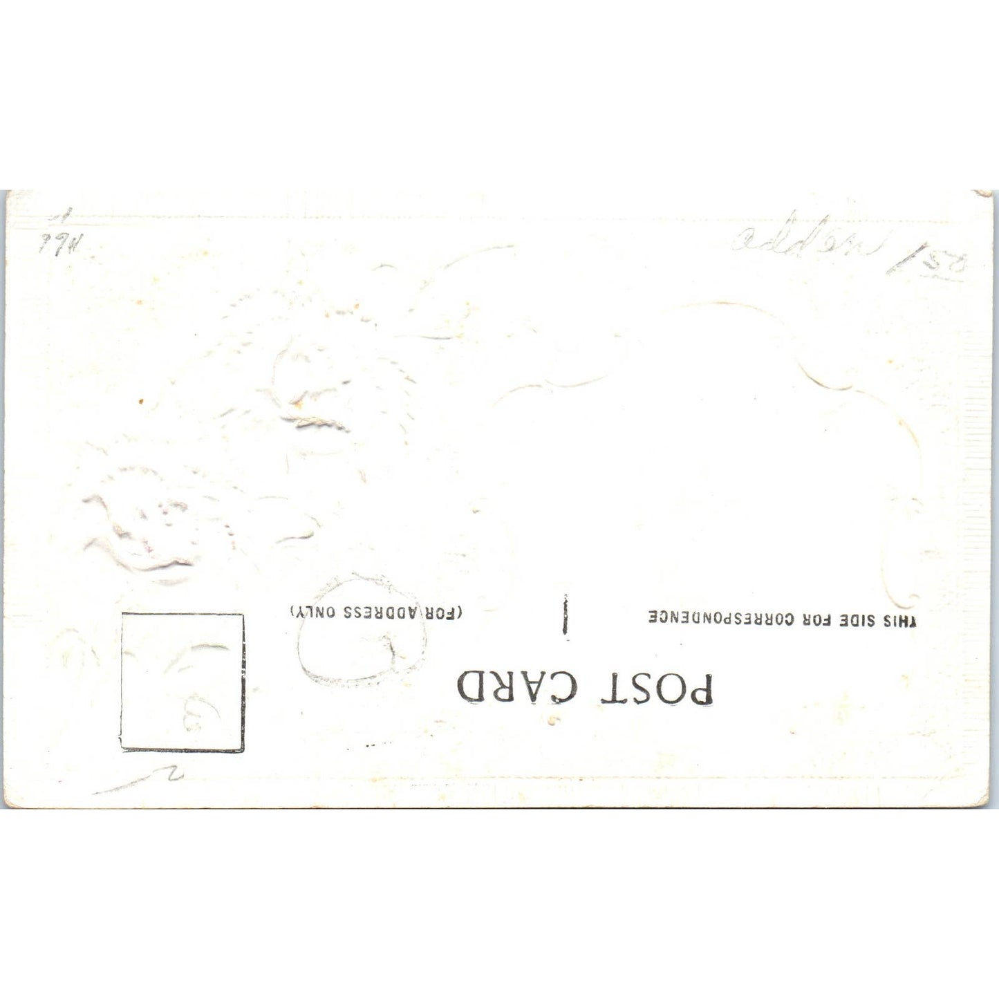 Photo of Woman in Flower Hat Airbrushed Embossed c1910 Original Postcard TK1-P20