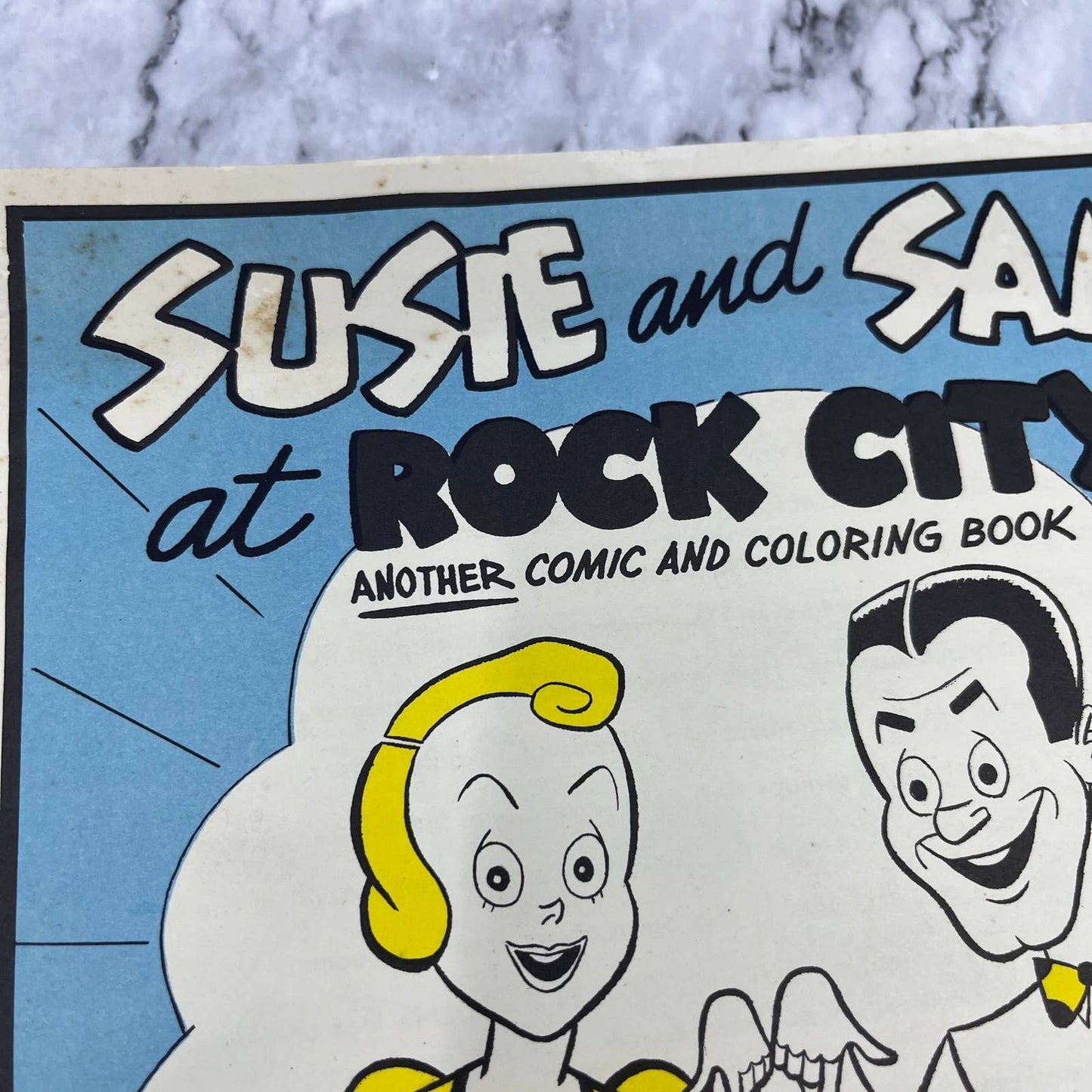 1950 Comic Book SUSIE AND SAM AT ROCK CITY TN Chuck Thorndike TH5-1