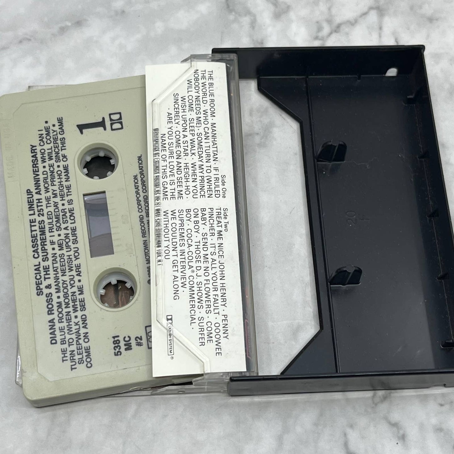 Diana Ross and the Supremes - 25th Anniversary Tape 2 - Cassette Tape TF6-26