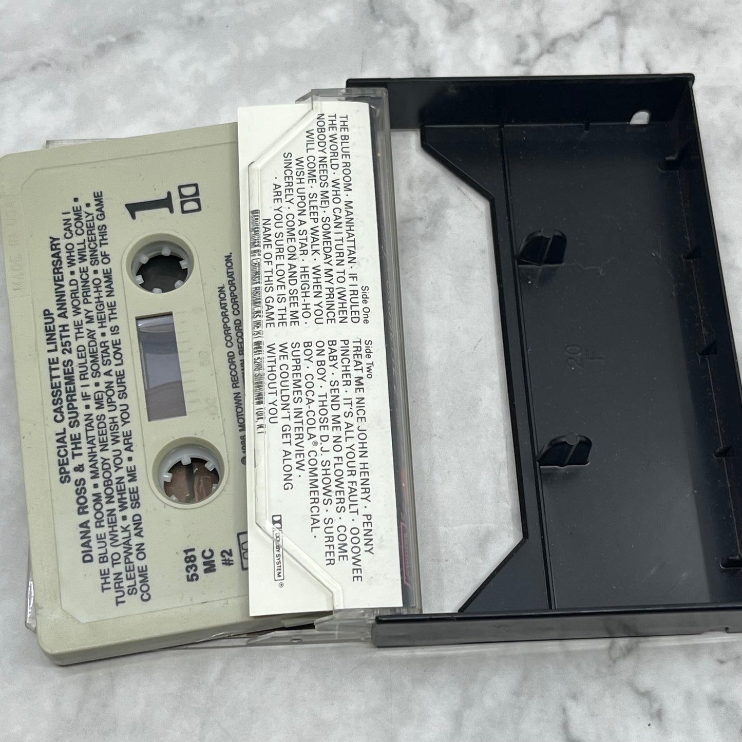 Diana Ross and the Supremes - 25th Anniversary Tape 2 - Cassette Tape TH9-C1
