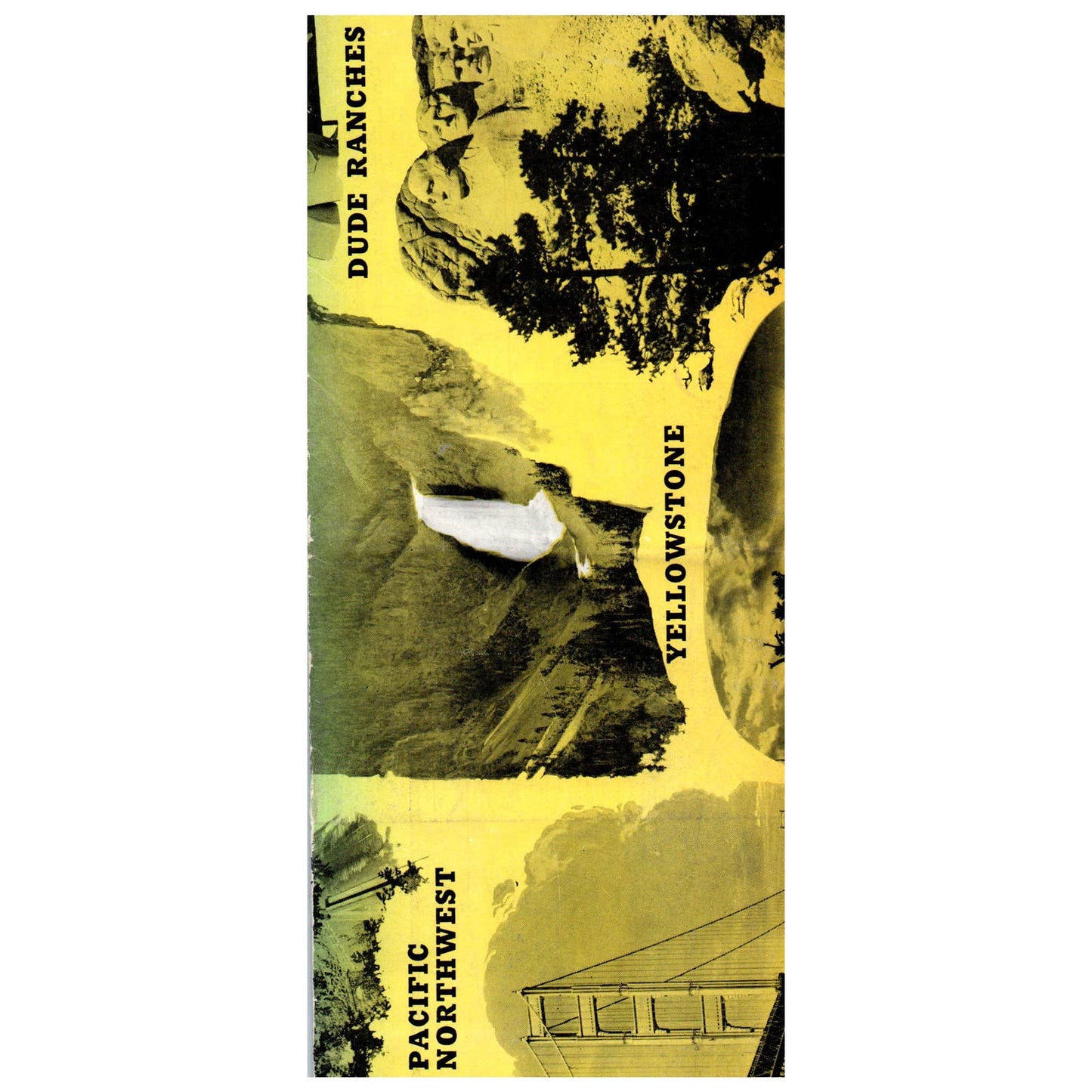 1947 Burlington Route Summer Vacation Service Everywhere West Timetable SE4