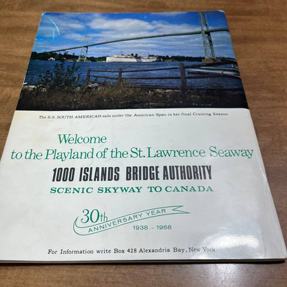 1968 Thousand 1000 Islands Seaway New York Tourist Guidebook 96 Color Pages A7