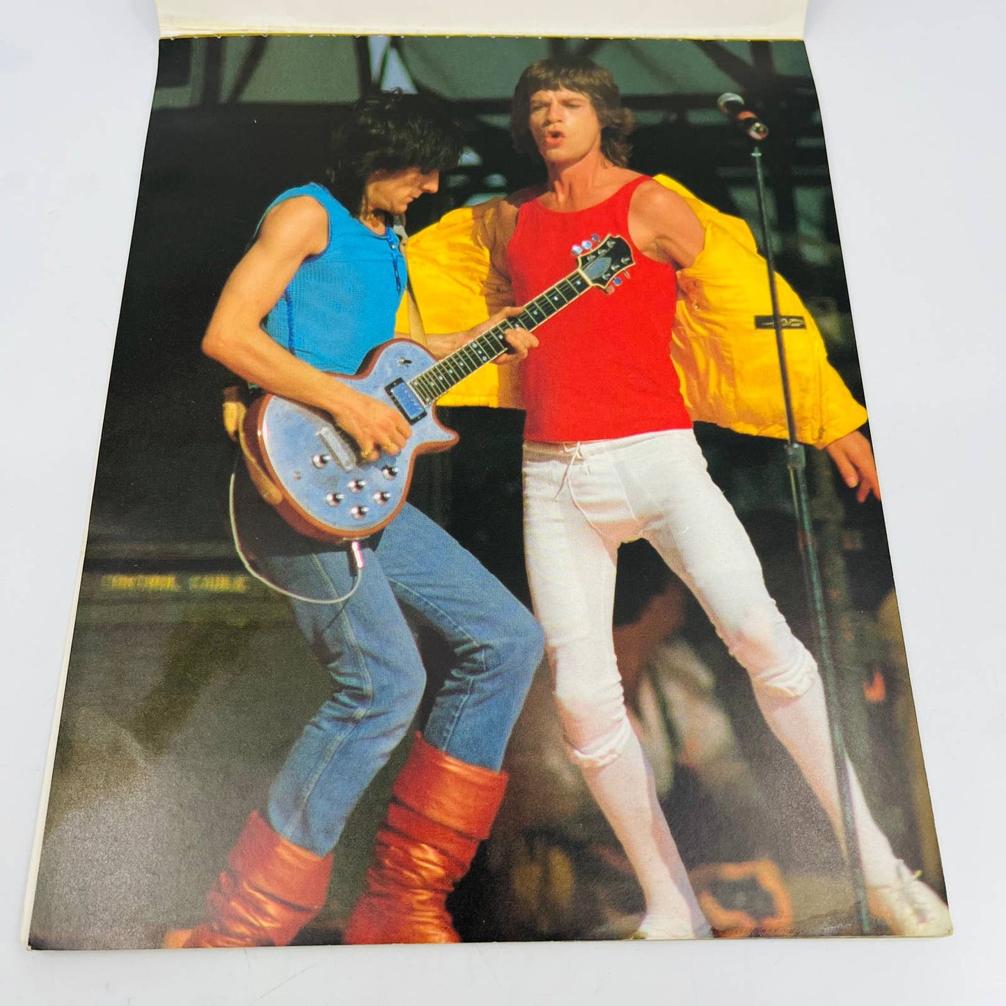 1983 The Rolling Stones 24 posters Book Mick Jagger concert photos 8.5 x 11 BA4