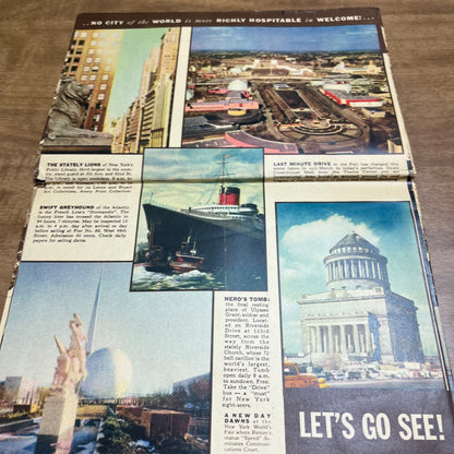 1939 New York World’s Fair Let’s Go See Vol. 1 No. 3 Color Paper Brochure A6