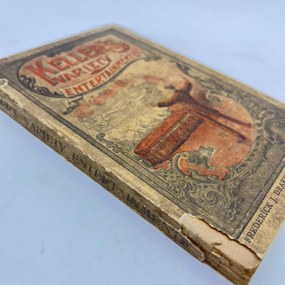 c1900 Keller's Variety Entertainments Book Frederick J. Drake Chicago TF3