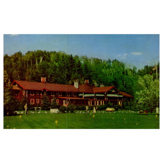 Vintage Postcard - The Alpine Inn at Ste. Marguerite Laurentians Quebec TJ6-1