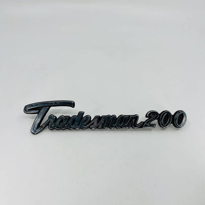 1969 -1977 Set of 2 Dodge Van Tradesman 200 Nameplate Badge PAIR 2956457 SB6