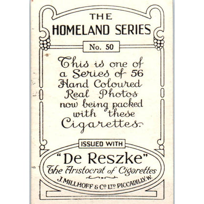 De Reszke Millhoff Cigarette Card Homeland Series 50 Hebden Bridge Waterfall SE5