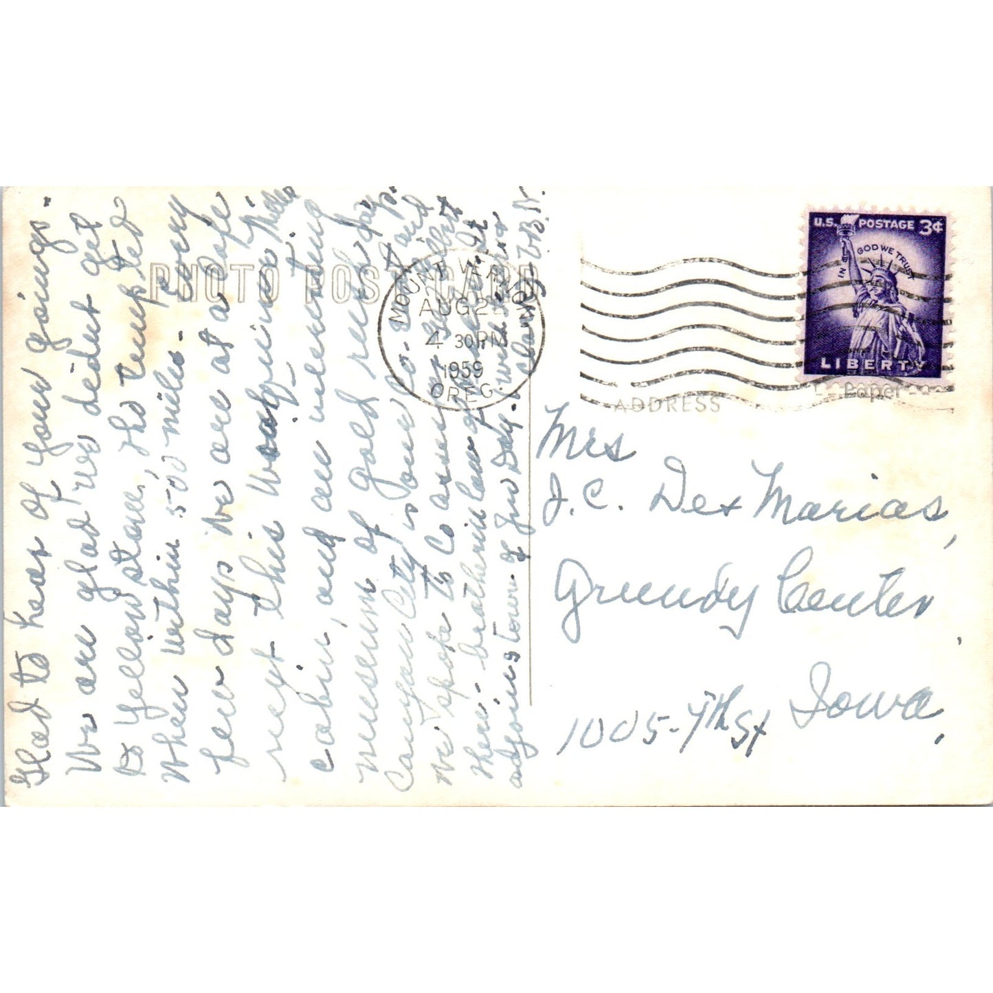 Cabin of Joaquin Miller Canyon City Oregon RPPC Original Postcard P1-13