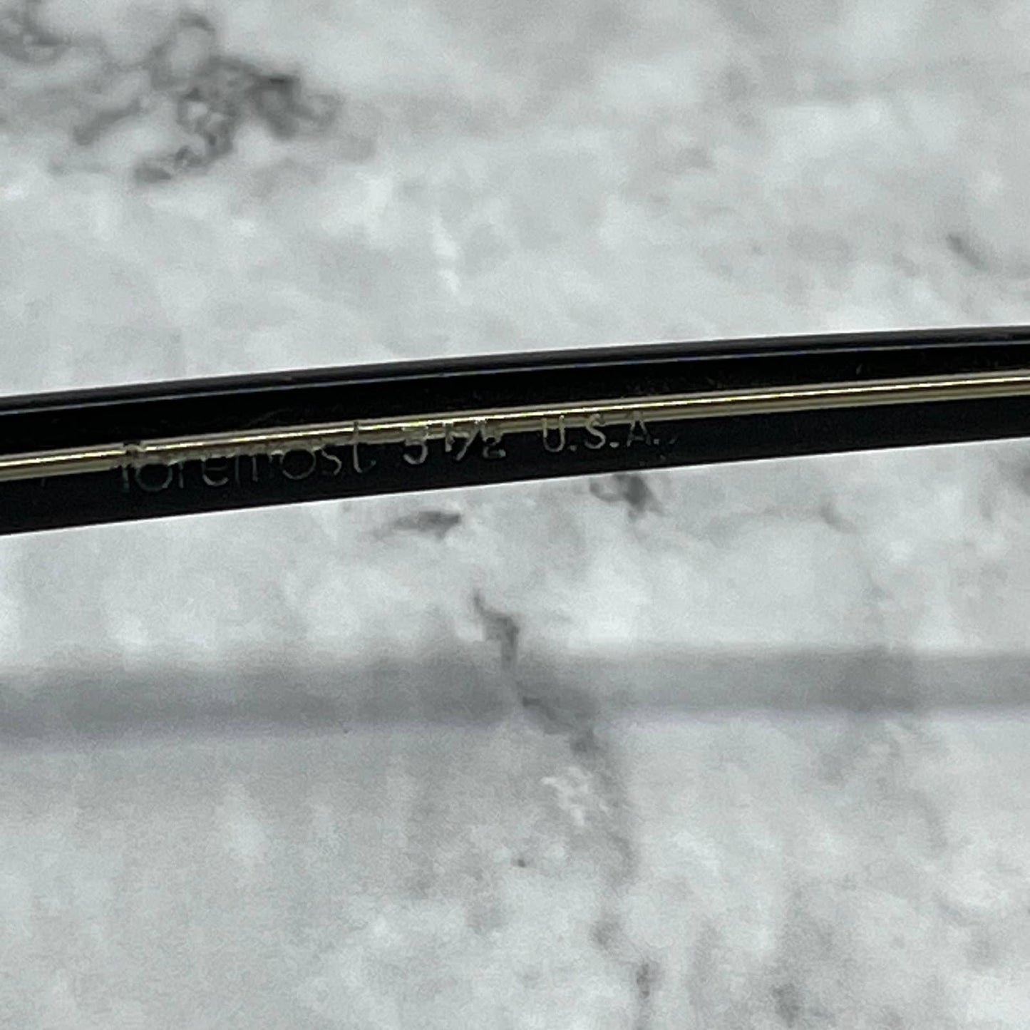 Vintage Foremost Black Octagonal Frames Eyeglasses 5 1/2 USA SE9