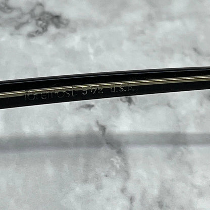 Vintage Foremost Black Octagonal Frames Eyeglasses 5 1/2 USA SE9