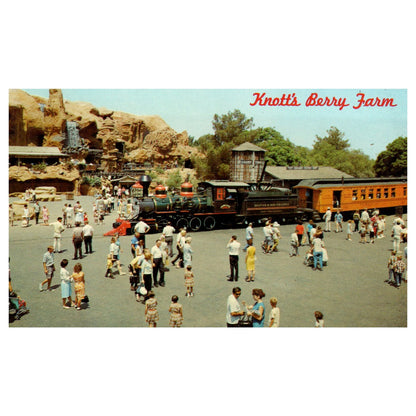 Vintage Postcard - Mine Ride and Train Knott's Berry Farm Buena Park CA P3-7