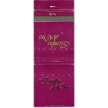 Jambo De Oro Advertising Matchbook Cover MM10-3