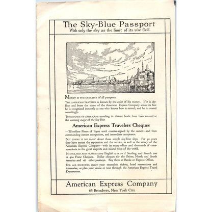 Canadian Pacific Railway Alpine Scenery Travel - 1921 Original Ad TJ7-L