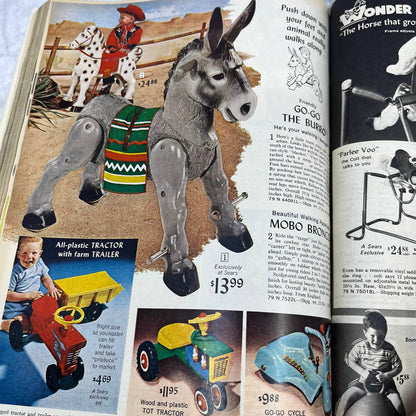 1968 Sears Christmas Wish Book Catalog GI Joe Barbie Toys Gifts S3