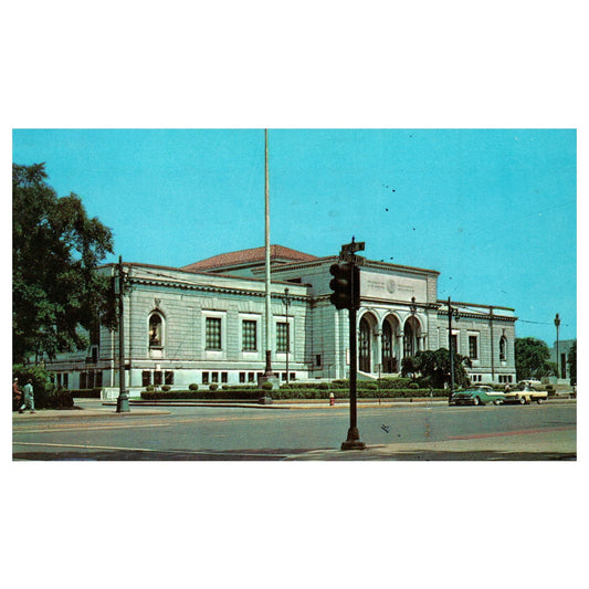Vintage Postcard - Detroit Art Institute Michigan 1963 P4-6