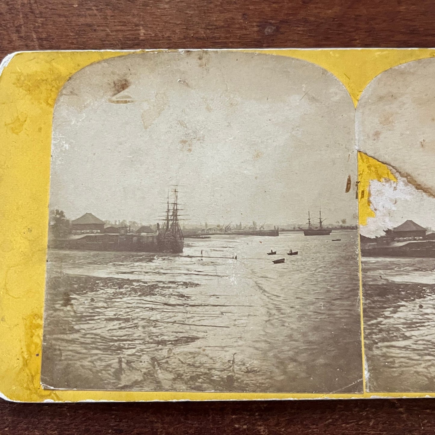 Marine Views Ebb Tide American Stereoscopic Co c1880 Antique Stereoview TJ9-V2