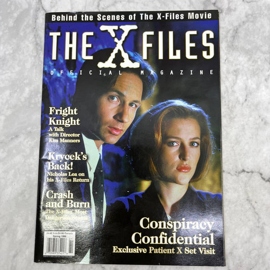 The X Files Official Magazine Spring 1998 Behind the Scenes of X-Files Movie TJ3