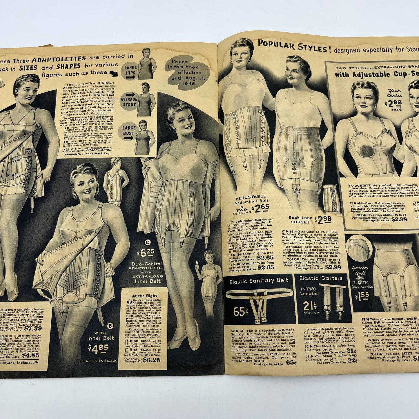1946 Lane Bryant Catalog Fashions For Stout Women - Smart and Slimming TH8