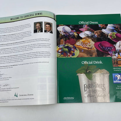 Kentucky Derby Official Program 134th Saturday May 3, 2008 Churchill Downs TH7