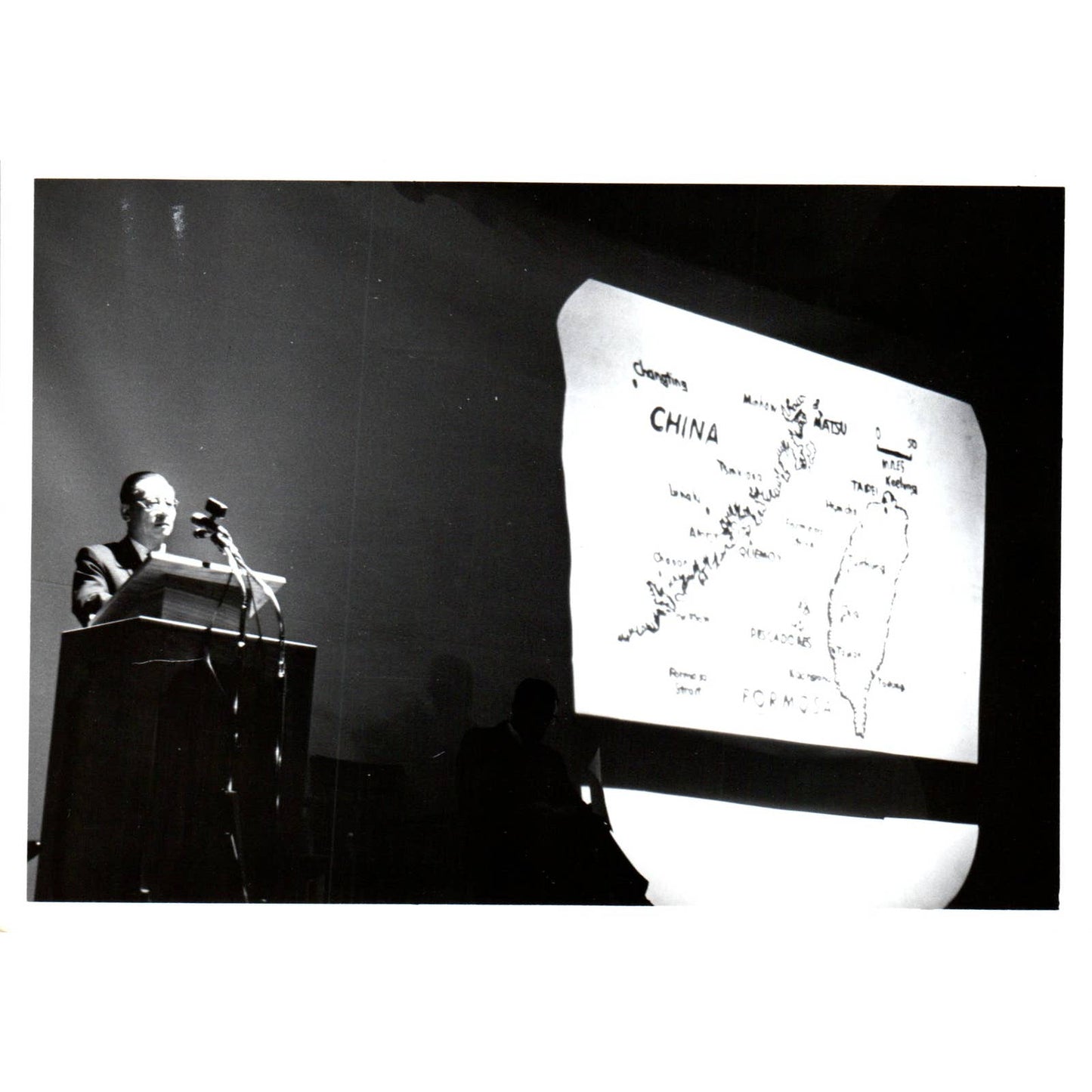 Shu-Kai Chow Chinese Ambassador at Yankton College 1966 Original Photo TK1-P5