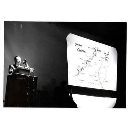 Shu-Kai Chow Chinese Ambassador at Yankton College 1966 Original Photo TK1-P5