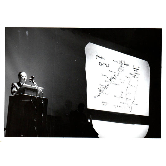 Shu-Kai Chow Chinese Ambassador at Yankton College 1966 Original Photo TK1-P5