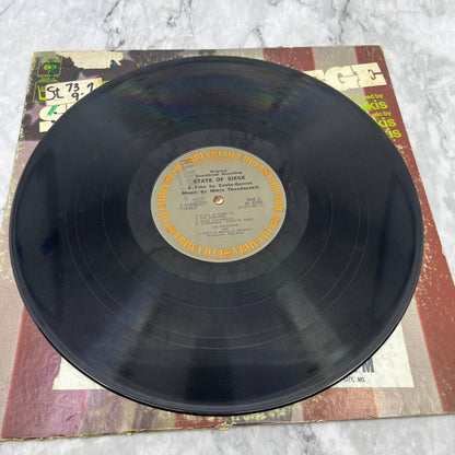 State of Siege Soundtrack LP Record Mikis Theodorakis PROMO KLUM-FM TJ4