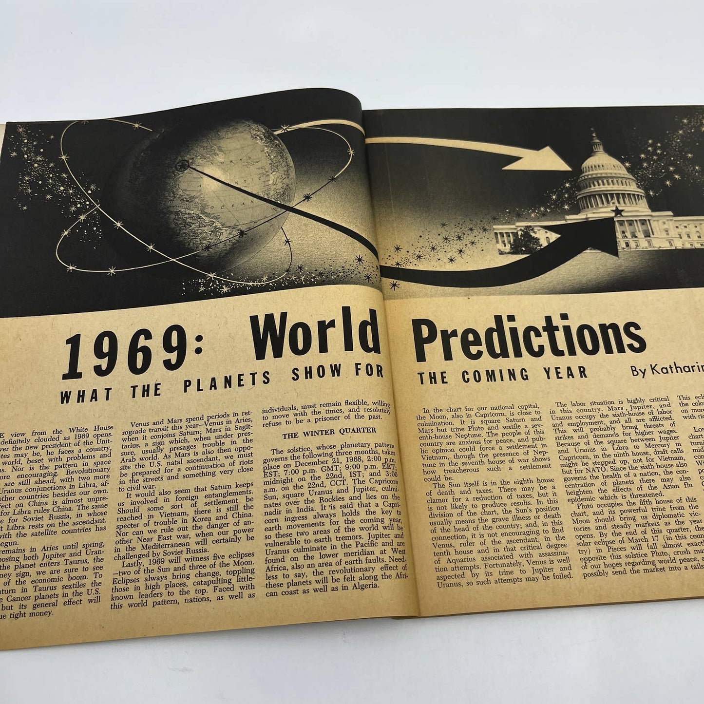 Dell Horoscope's Big New Annual Your Future 1969 Magazine TG6