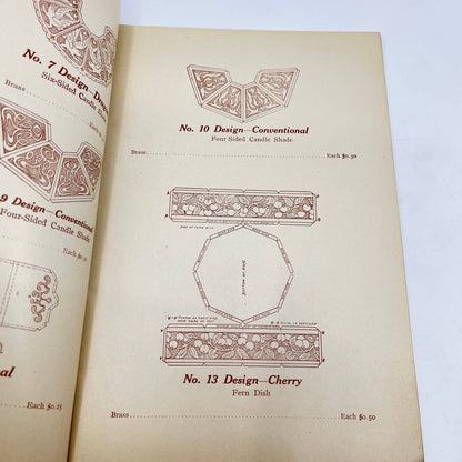 1905 How To Use Art Brass For Making… Catalog Geo W. Davis Rochester NY TF7