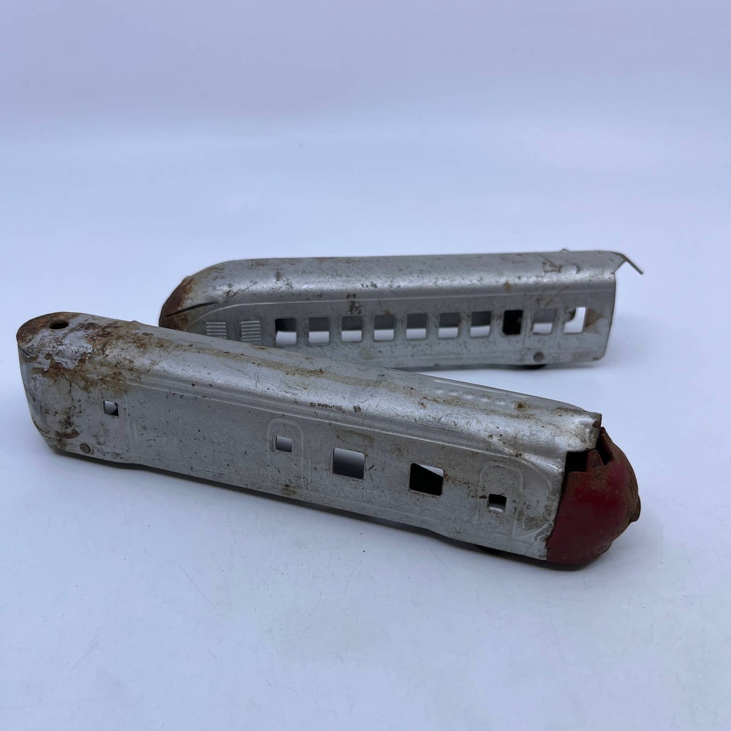 American Flyer Zephyr Metal Toy Train Set of 2 Cars 7” TH6