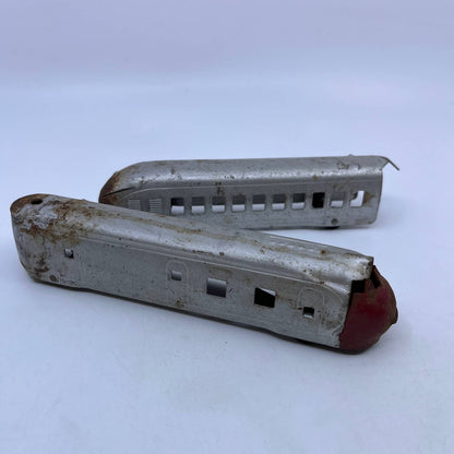 American Flyer Zephyr Metal Toy Train Set of 2 Cars 7” TH6