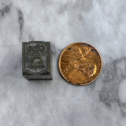 Vintage Printing Letterpress Printers Block Plate Liberty Bell SE826
