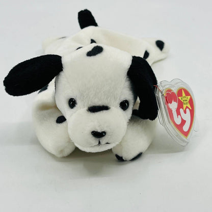 TY Beanie Baby DOTTY Dalmation Dog 1996 Retired - with Tag in Protector TC1