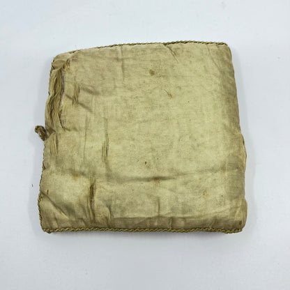 c1920 WWI Ypres Belgian Souvenir Handkerchief Holder Hand Embroidered TH9
